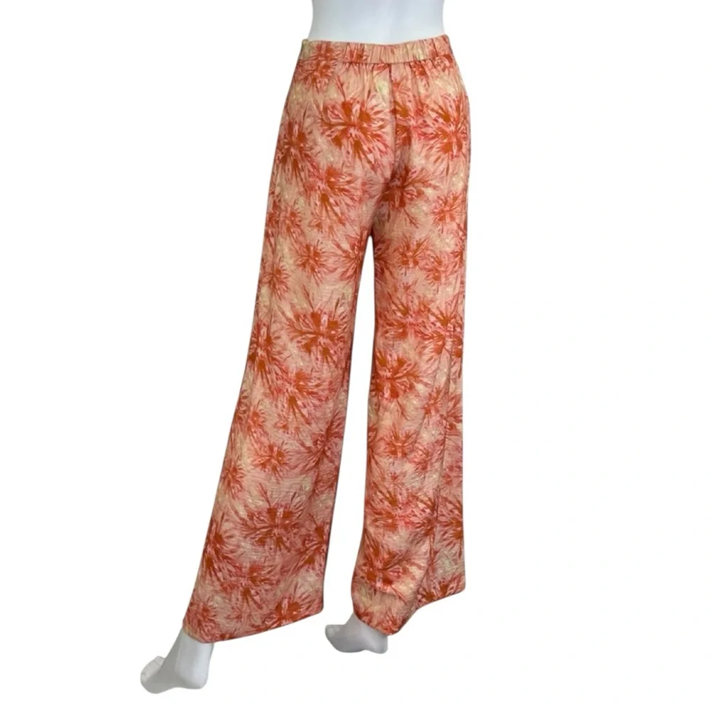 LUCY PARIS NWT Coral Rue Wide Leg Pants C0116